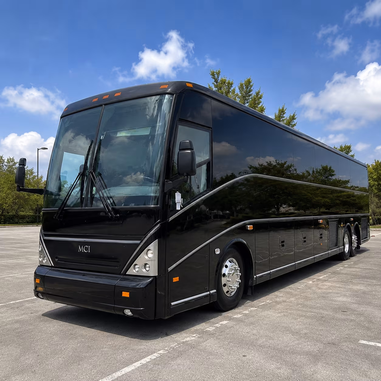 denton long distance charter bus rental