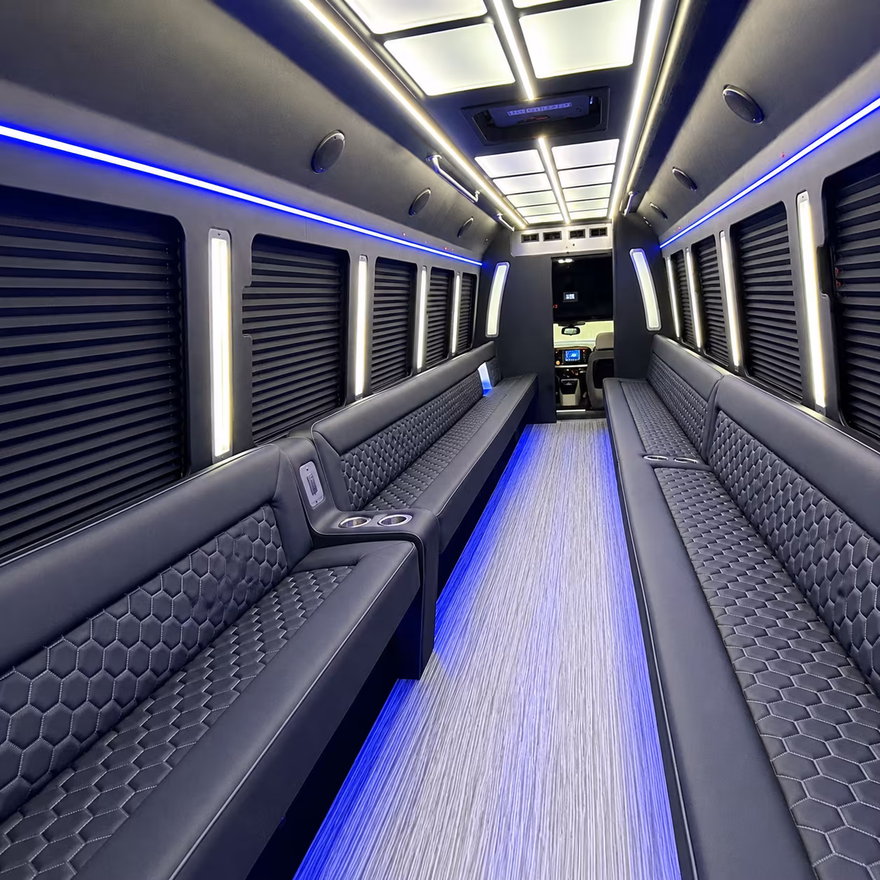 flower mound party bus rentals inside