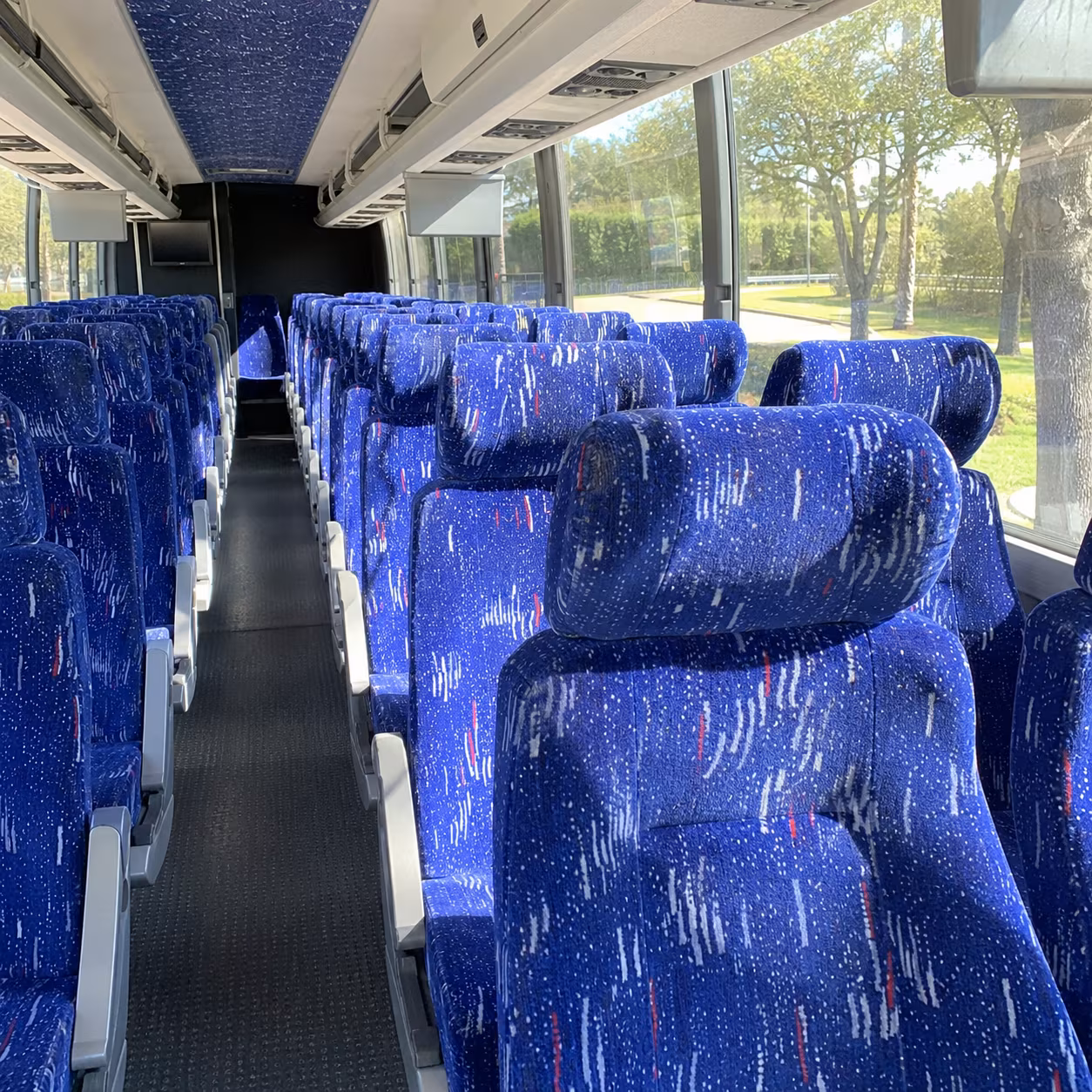flower mound school event transportation onboard seating