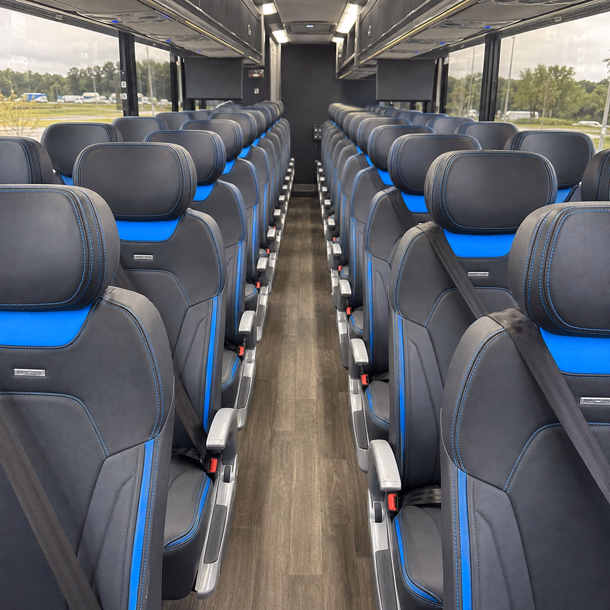 flower mound sporting event transportation onboard seating