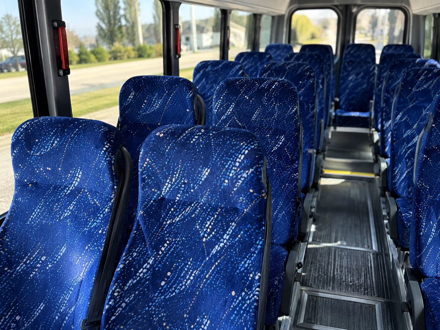 flower mound wedding transportation onboard seating