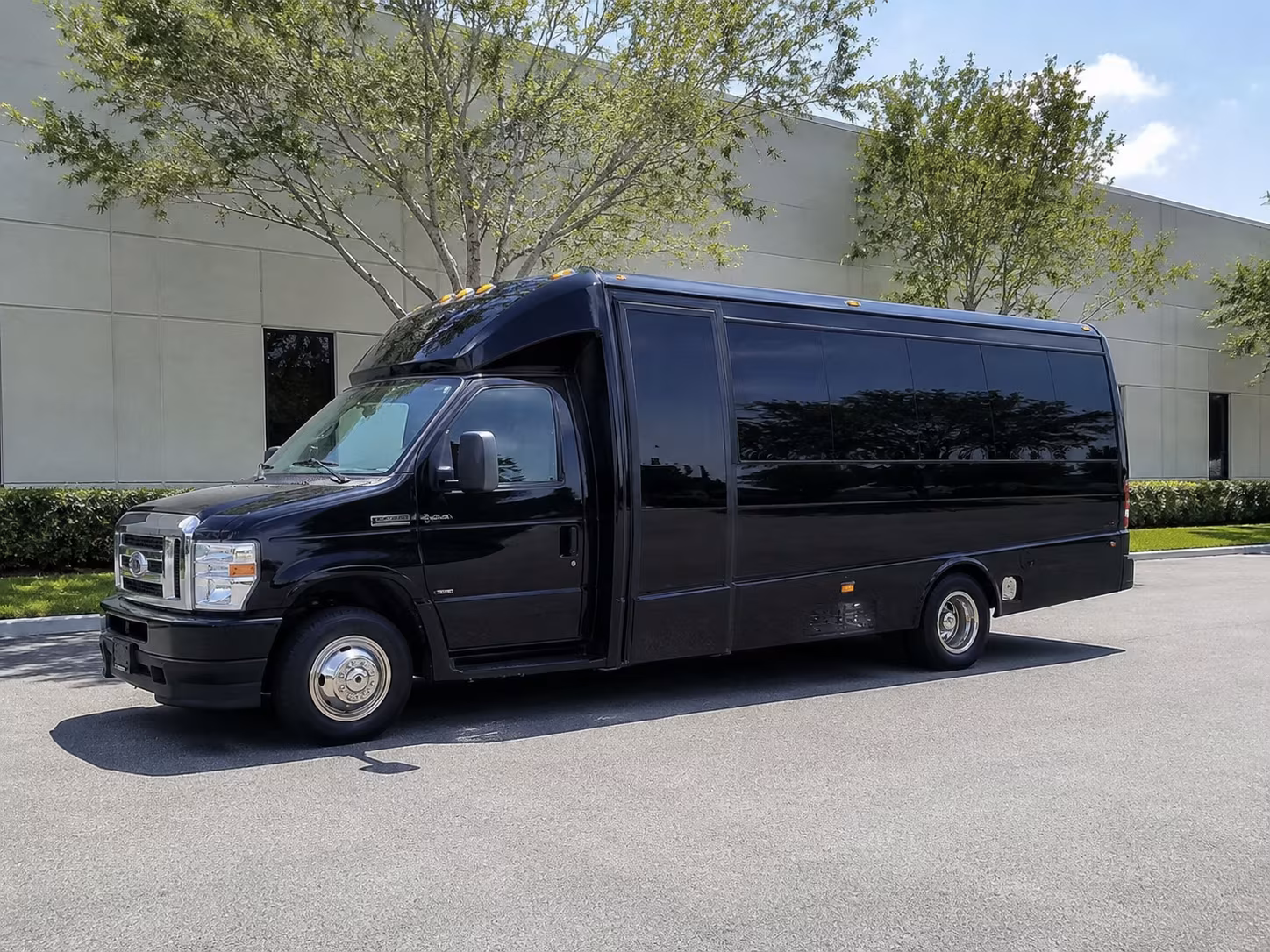 for the best corporate event shuttle in flower mound compare options from a full network