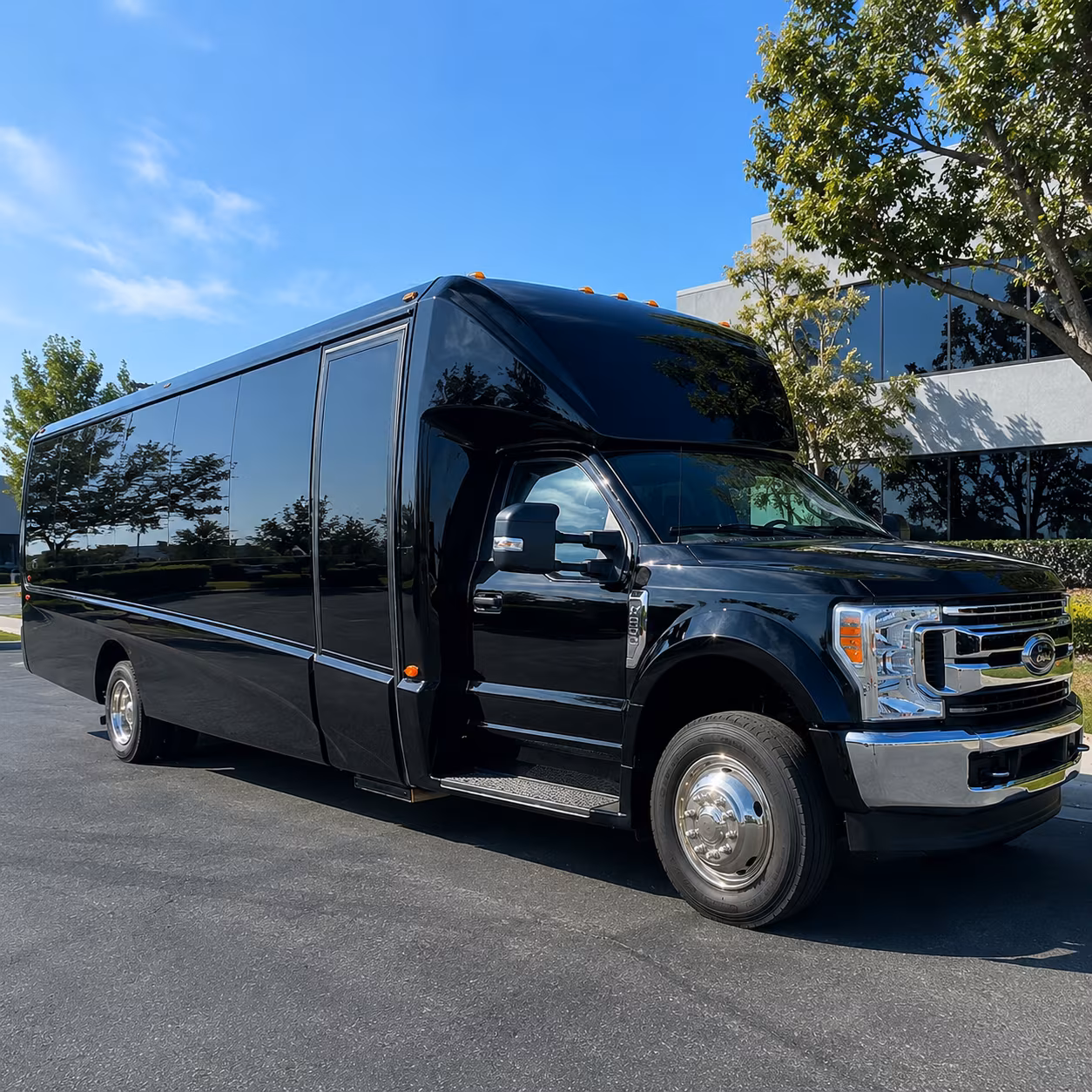 lewisville government military charter bus services
