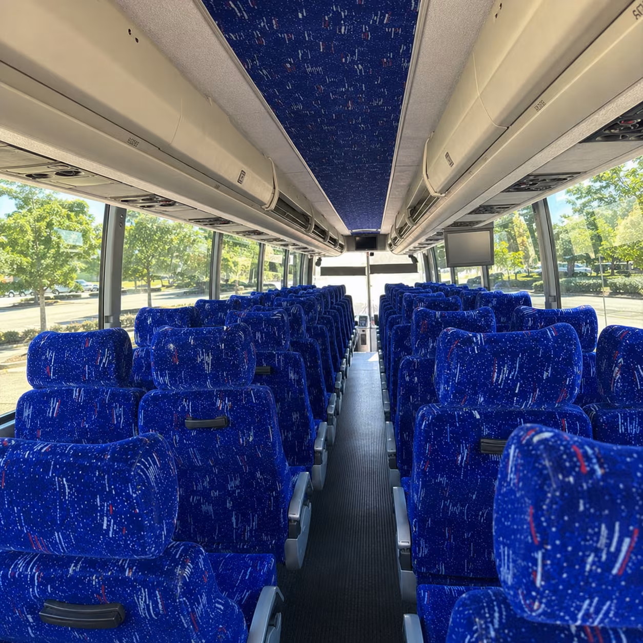 mckinney charter bus rental inside