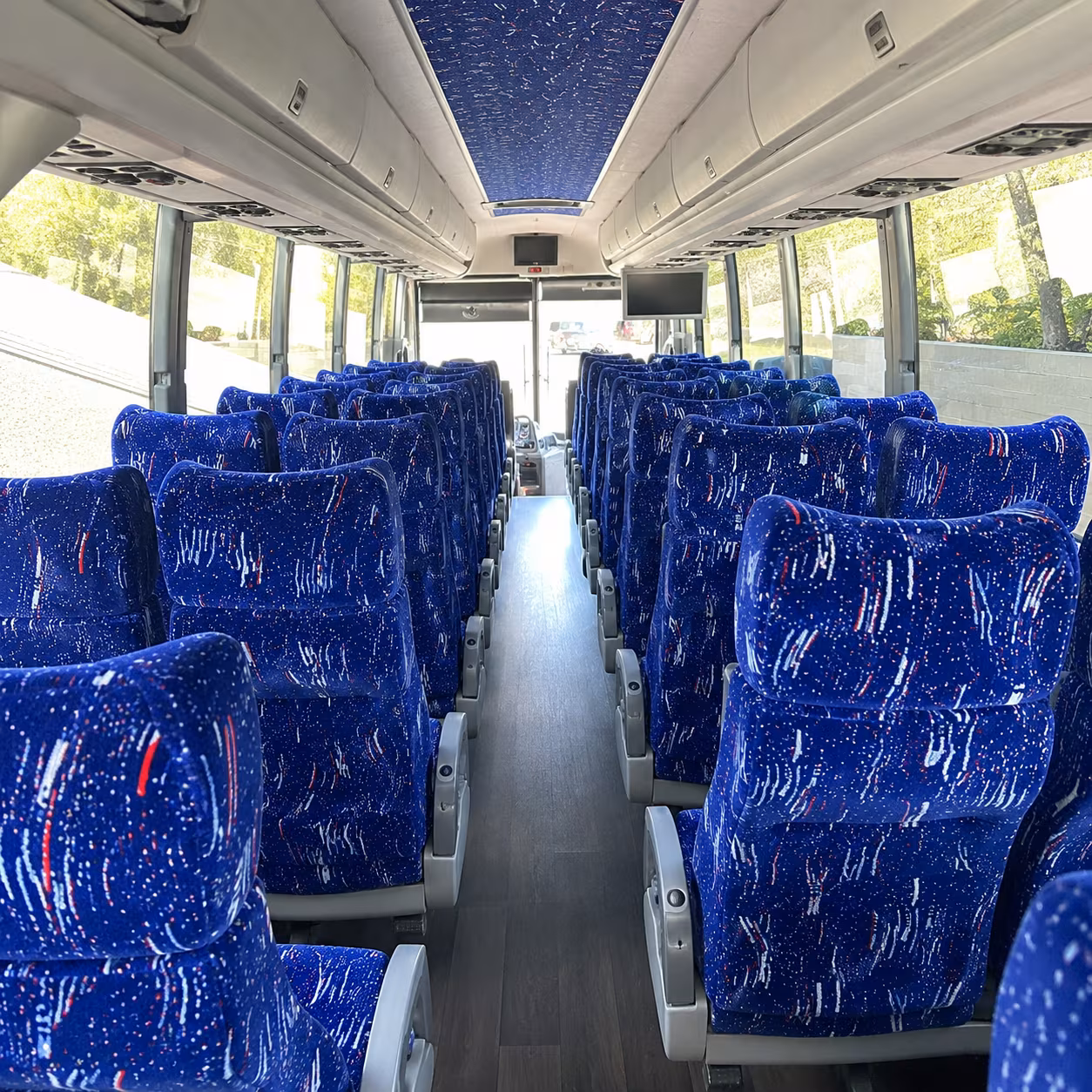 richardson charter bus rental interior